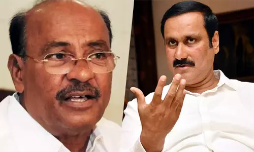 அன்புமணி பெயருக்கு பின்னால் என் பெயர் வரக்கூடாது: ராமதாஸ் எச்சரிக்கை அன்புமணி பெயருக்கு பின்னால் என் பெயர் வரக்கூடாது: ராமதாஸ் எச்சரிக்கை