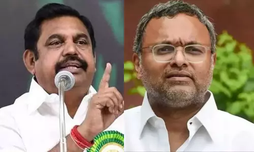 சரித்திர விபத்தால் முதல்-அமைச்சரானவர் எடப்பாடி பழனிசாமி - கார்த்தி சிதம்பரம் விமர்சனம்