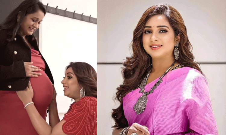 கருவில் இருக்கும் குழந்தைக்கு ஸ்ரேயா கோஷலின் தாலாட்டு