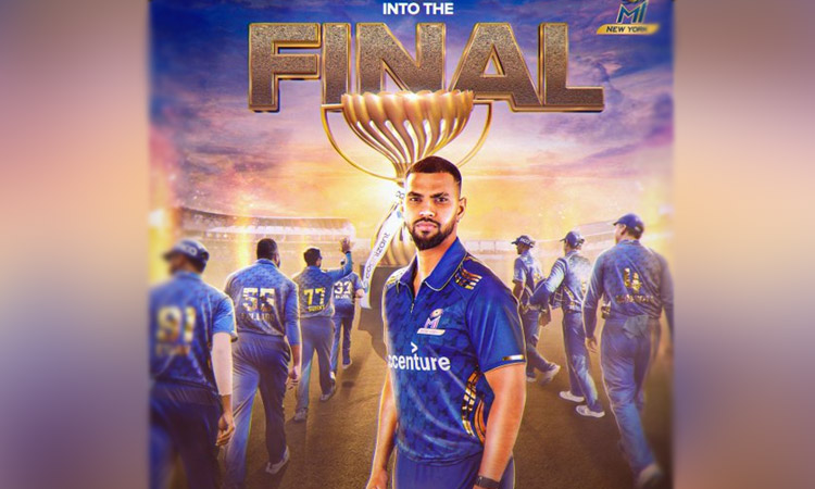 மேஜர் லீக் கிரிக்கெட்; சூப்பர் கிங்ஸை வீழ்த்தி இறுதிப்போட்டிக்கு முன்னேறிய எம்.ஐ. நியூயார்க்