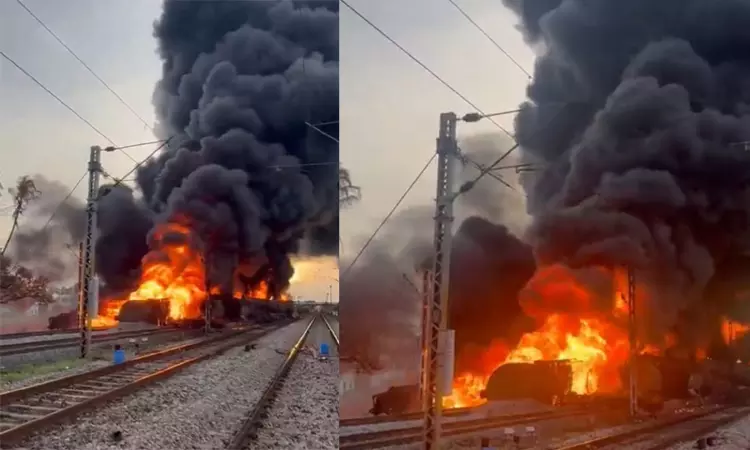 திருவள்ளூரில் சரக்கு ரெயிலில் தீயால் அரக்கோணத்தில்... ... இன்றைய முக்கிய செய்திகள் சில வரிகளில்.. 13-07-2025 திருவள்ளூரில் சரக்கு ரெயிலில் தீயால் அரக்கோணத்தில்... ... இன்றைய முக்கிய செய்திகள் சில வரிகளில்.. 13-07-2025