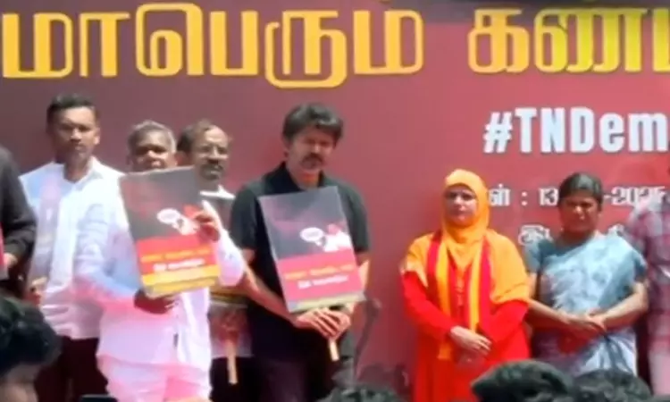24 குடும்பங்களுக்கும் முதல்-அமைச்சர் சாரி சொல்வாரா..? தவெக தலைவர் விஜய் கேள்வி