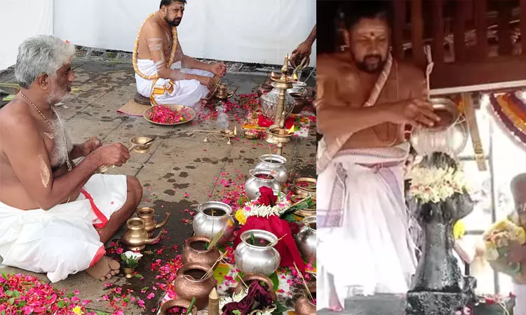 சபரிமலை அய்யப்பன் கோவிலில் நவக்கிரக கோவில் பிரதிஷ்டை