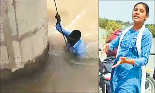 திருமணமான 3 மாதத்தில் கணவரை ஆற்றில் தள்ளி கொல்ல முயன்ற புதுப்பெண் திருமணமான 3 மாதத்தில் கணவரை ஆற்றில் தள்ளி கொல்ல முயன்ற புதுப்பெண்