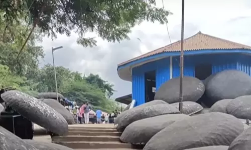 பரிசல் ஓட்டிகள் போராட்டம் - சுற்றுலாபயணிகள் ஏமாற்றம் பரிசல் ஓட்டிகள் போராட்டம் - சுற்றுலாபயணிகள் ஏமாற்றம்