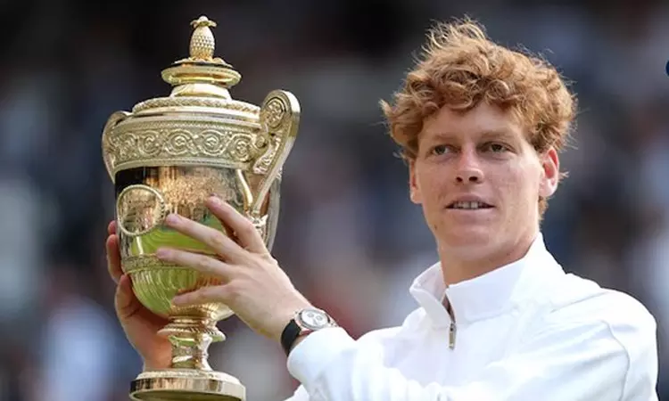 விம்பிள்டன் போட்டியில் சாம்பியன் பட்டம் வென்றார் சின்னர் விம்பிள்டன் போட்டியில் சாம்பியன் பட்டம் வென்றார் சின்னர்