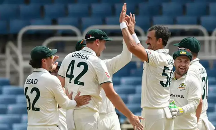 ஆட்ட நாயகன்... தனது 100-வது டெஸ்ட் போட்டியில் பல்வேறு சாதனைகளை படைத்த ஸ்டார்க் ஆட்ட நாயகன்... தனது 100-வது டெஸ்ட் போட்டியில் பல்வேறு சாதனைகளை படைத்த ஸ்டார்க்