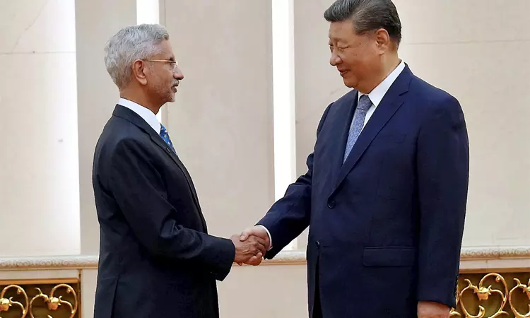 சீன அதிபருடன் வெளியுறவுத்துறை மந்திரி ஜெய்சங்கர் சந்திப்பு