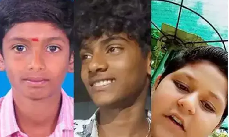 ஓசூரில் துயர சம்பவம்: லாரி மீது பைக் மோதி பள்ளி மாணவர்கள் 3 பேர் பலி