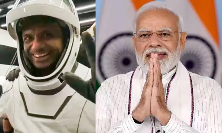 வரலாறு படைத்த சுபான்ஷு சுக்லா: பிரதமர் மோடி வாழ்த்து