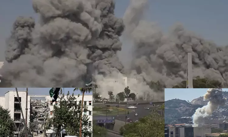 சிரியா ராணுவ தலைமையகம்  மீது இஸ்ரேல் அதிரடி தாக்குதல் - காரணம் என்ன?