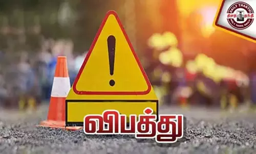 அரக்கோணம் அருகே டேங்கர் லாரி - கார் மோதி விபத்து: 3 பேர் உயிரிழப்பு அரக்கோணம் அருகே டேங்கர் லாரி - கார் மோதி விபத்து: 3 பேர் உயிரிழப்பு