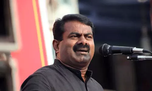 பெரம்பலூர் மருதையாற்றில் பாதாள சாக்கடை கழிவுநீர் கலப்பதை தடுத்து நிறுத்த வேண்டும் - சீமான்