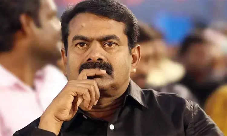 பெண்களை இழிவுபடுத்தி பேசியதாக சீமான் மீது மாதர் சங்கம் புகார்