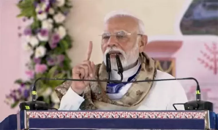 ஏழைகளின் நிலத்தை ராஷ்டிரிய ஜனதா தளம் அபகரித்தது - பிரதமர் மோடி தாக்கு