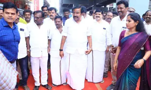 புதிய மேம்பாலம் கட்டும் பணிகள் - கே.என். நேரு நேரில் ஆய்வு