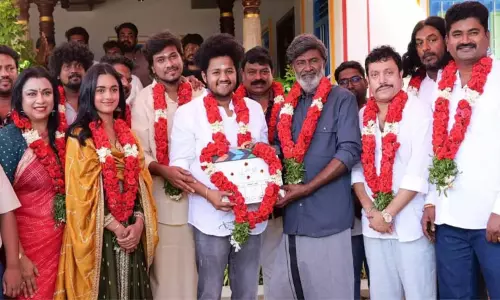 நடிகர் எம். எஸ். பாஸ்கர் கதையின் நாயகனாக நடிக்கும் புதிய படத்தின் படப்பிடிப்பு தொடக்கம் நடிகர் எம். எஸ். பாஸ்கர் கதையின் நாயகனாக நடிக்கும் புதிய படத்தின் படப்பிடிப்பு தொடக்கம்