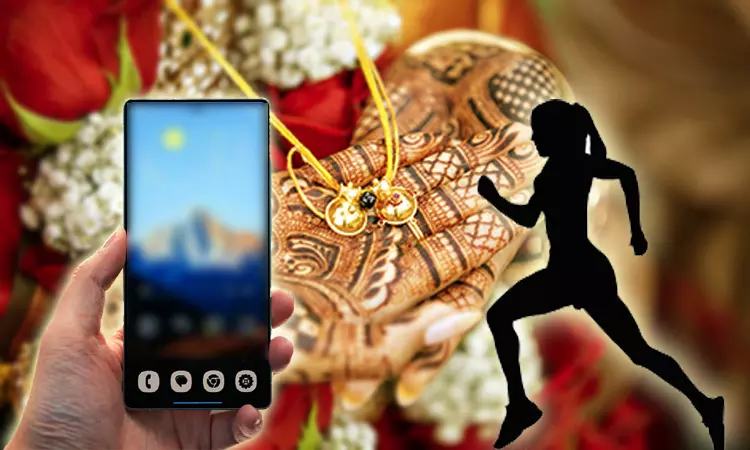 தாலியை கழற்றி வீட்டில் வைத்துவிட்டு வெளியேறிய புதுப்பெண்... செல்போனால் வாழ்க்கையே வினையாக முடிந்தது