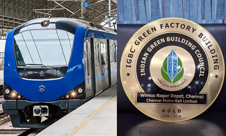 சென்னை மெட்ரோ ரெயில் நிறுவனத்துக்கு கிடைத்த அங்கீகாரம்
