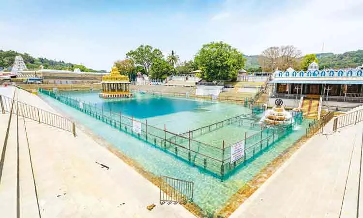 திருப்பதி ஏழுமலையான் கோவில் புஷ்கரணி ஒரு மாதம் மூடல்