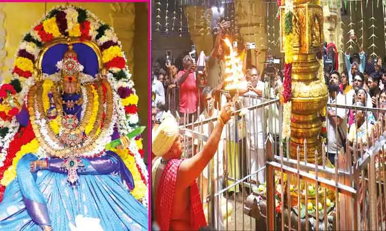 ராமேசுவரம் ராமநாதசுவாமி கோவிலில் ஆடித்திருக்கல்யாண திருவிழா கொடியேற்றம்