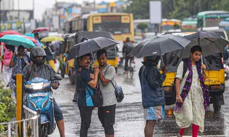 தமிழ்நாட்டில் மேலும் 3 நாட்களுக்கு மழை நீடிக்கும்: வானிலை ஆய்வு மையம் தமிழ்நாட்டில் மேலும் 3 நாட்களுக்கு மழை நீடிக்கும்: வானிலை ஆய்வு மையம்