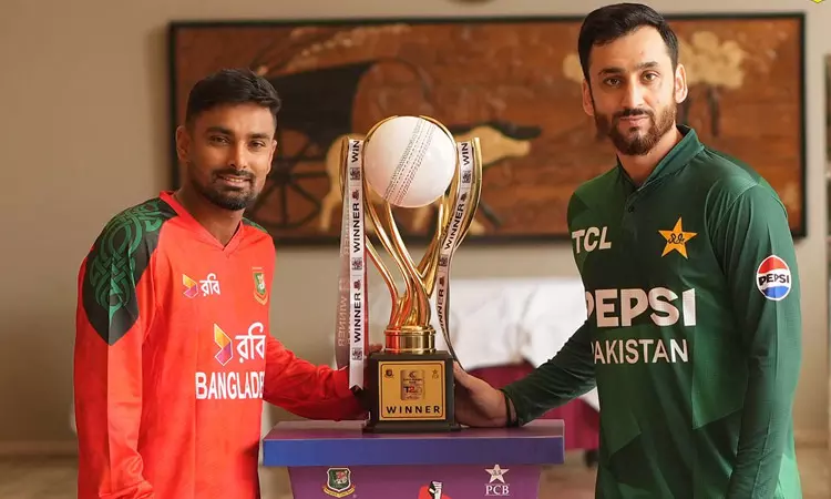 முதலாவது டி20 கிரிக்கெட்; பாகிஸ்தான் - வங்காளதேசம் அணிகள் இன்று மோதல்