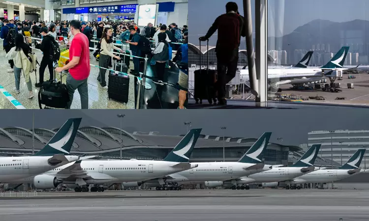 ஹாங்காங்கை தாக்கிய புயல்; 400 விமானங்கள் ரத்து