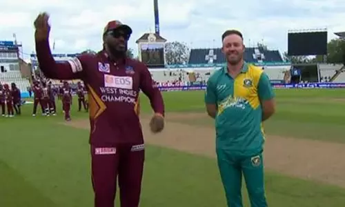 உலக சாம்பியன்ஸ் ஆப் லெஜெண்ட்ஸ் லீக்: வெஸ்ட் இண்டீஸை வீழ்த்திய தென் ஆப்பிரிக்கா