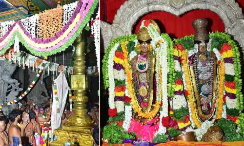 ஸ்ரீவில்லிபுத்தூர் ஆண்டாள் கோவிலில் ஆடிப்பூரத் திருவிழா தொடங்கியது ஸ்ரீவில்லிபுத்தூர் ஆண்டாள் கோவிலில் ஆடிப்பூரத் திருவிழா தொடங்கியது