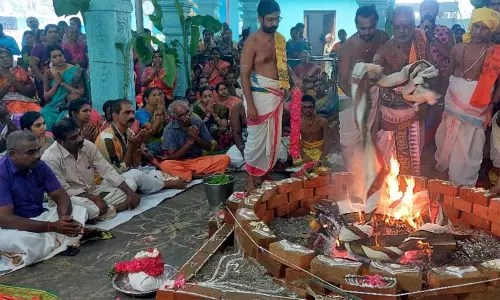 நாகர்கோவில் கள்ளியங்காடு சிவன் கோவிலில் ஏகாதச ருத்ர மஹா யாகம் நாகர்கோவில் கள்ளியங்காடு சிவன் கோவிலில் ஏகாதச ருத்ர மஹா யாகம்