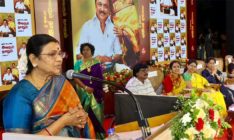 அவர் வரவில்லை என்றாலும் மனம் இங்குதான் இருக்கும்  - துர்கா ஸ்டாலின்