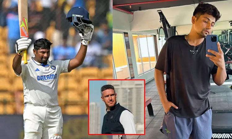 கிரிக்கெட்டுக்காக உடல் எடையை குறைத்த சர்பராஸ் கான் -  கெவின் பீட்டர்சன் பாராட்டு