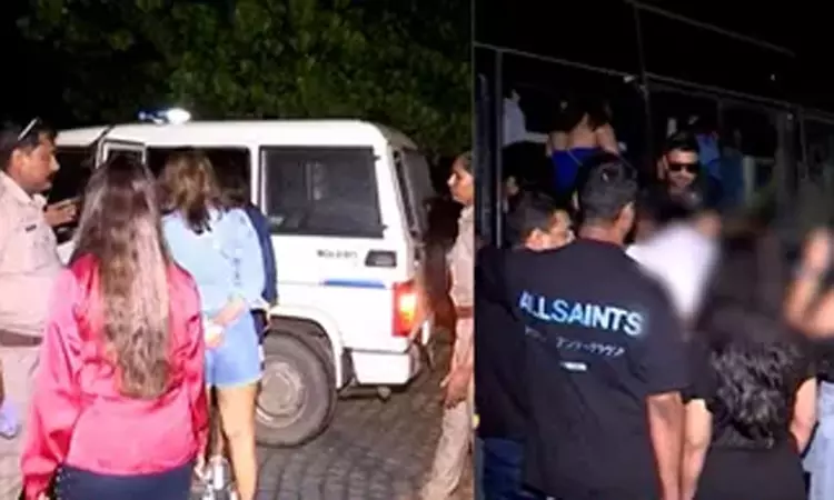 கேளிக்கை விடுதியில் மதுபோதை விருந்து: 26 இளம்பெண்கள் கைது