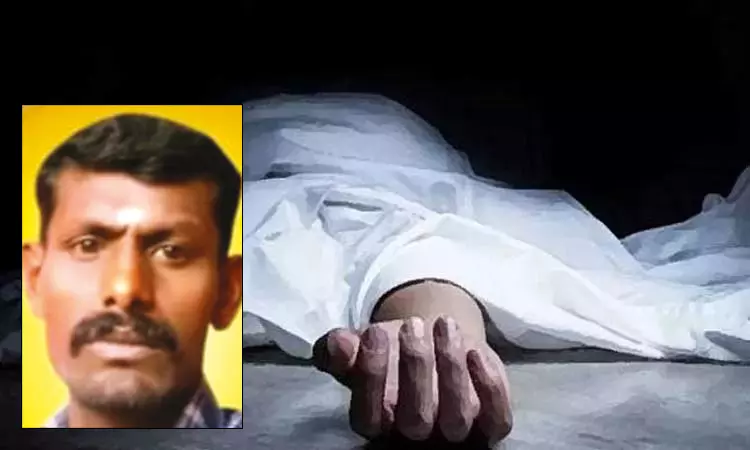 தேங்காய் குலை தலையில் விழுந்து தொழிலாளி உயிரிழப்பு