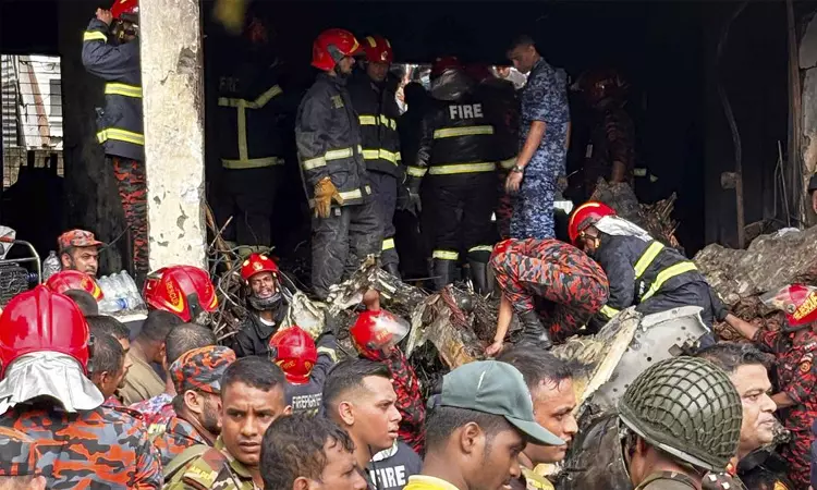 வங்காளதேச விமான விபத்து;பலி எண்ணிக்கை 31 ஆக உயர்வு