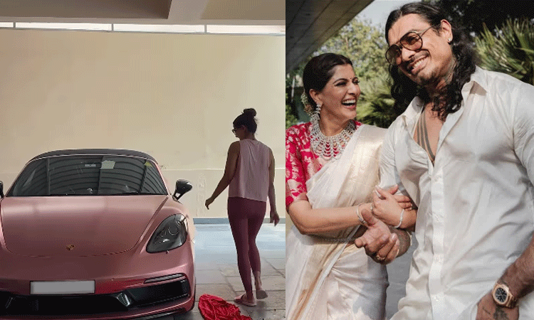 வரலட்சுமி சரத்குமாருக்கு போர்ஷே ரக காரை பரிசளித்த நிக்கோலாய்