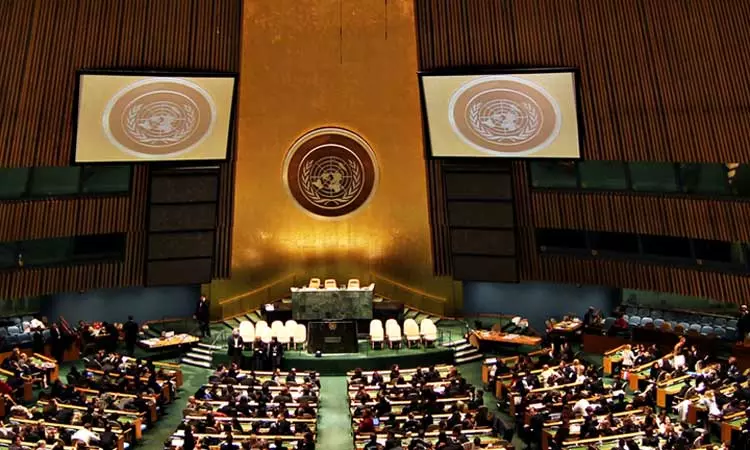 பயங்கரவாதத்தில் மூழ்கிய நாடு பாகிஸ்தான் - ஐ.நா. சபையில் இந்தியா
