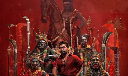 Karuppu - Suriyas second look goes viral Karuppu - Suriyas second look goes viral