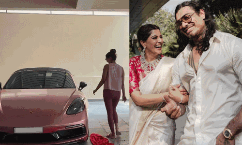 வரலட்சுமி சரத்குமாருக்கு போர்ஷே ரக காரை பரிசளித்த நிக்கோலாய்