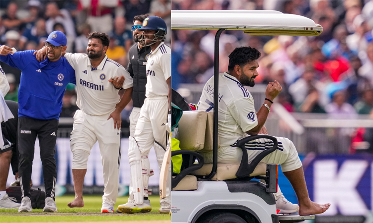 ரிஷப் பண்ட் காலில் ஏற்பட்ட பலத்த காயம்: போட்டியில் இருந்து வெளியேறுகிறாரா..?