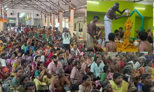 ஏரல் சேர்மன் அருணாசல சுவாமி கோவிலில் ஆடி அமாவாசை திருவிழா