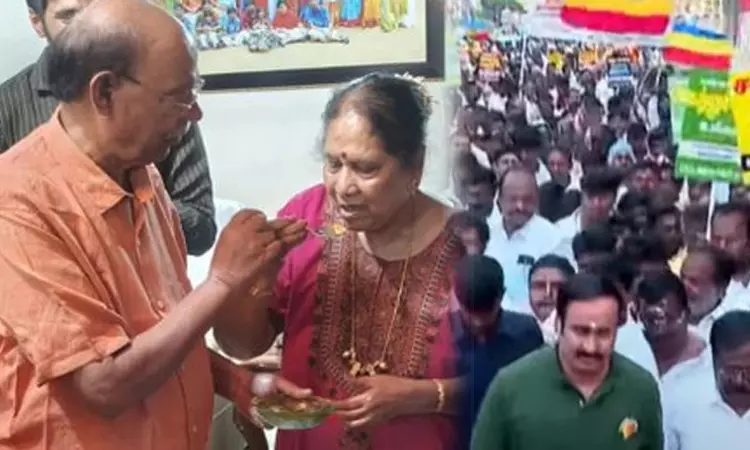 ராமதாஸ் பிறந்தநாள் நிகழ்ச்சியை புறக்கணித்த அன்புமணி ராமதாஸ் பிறந்தநாள் நிகழ்ச்சியை புறக்கணித்த அன்புமணி