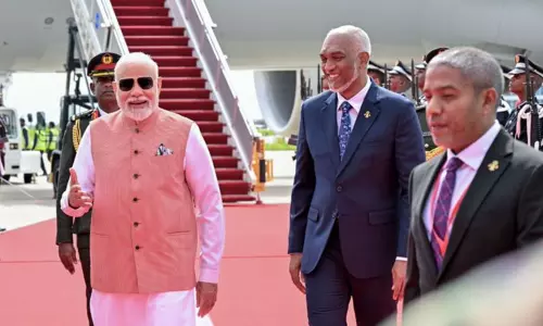 2 நாட்கள் பயணமாக மாலத்தீவு சென்றார் பிரதமர் மோடி