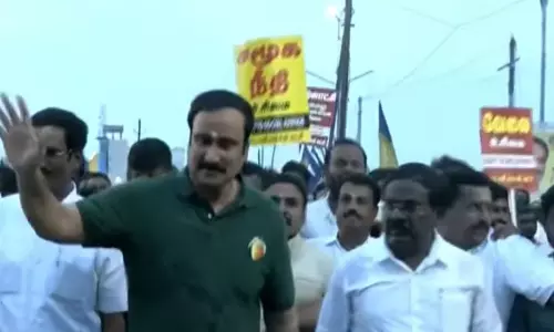 அன்புமணியின் நடைபயணத்திற்கு அனுமதி இல்லை: டிஜிபி உத்தரவு அன்புமணியின் நடைபயணத்திற்கு அனுமதி இல்லை: டிஜிபி உத்தரவு