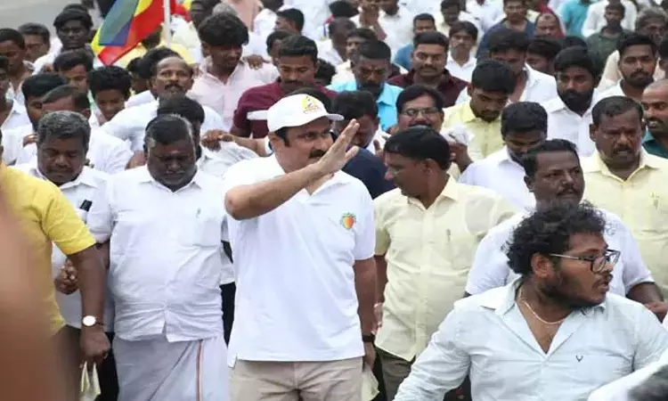 அன்புமணி ராமதாஸ் நடைபயணத்துக்கு தடை விதிக்கவில்லை:   டி.ஜி.பி. அலுவலகம் விளக்கம்