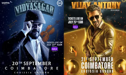 கோவையில் வித்யாசாகர், விஜய் ஆண்டனியின் இசை நிகழ்ச்சி கோவையில் வித்யாசாகர், விஜய் ஆண்டனியின் இசை நிகழ்ச்சி