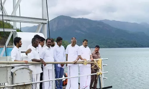 காரையாறு வனப்பகுதியில் அமைச்சர் ராஜகண்ணப்பன் ஆய்வு காரையாறு வனப்பகுதியில் அமைச்சர் ராஜகண்ணப்பன் ஆய்வு