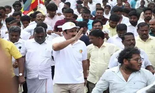 அன்புமணி ராமதாஸ் நடைபயணத்துக்கு தடை விதிக்கவில்லை: டி.ஜி.பி. அலுவலகம் விளக்கம் அன்புமணி ராமதாஸ் நடைபயணத்துக்கு தடை விதிக்கவில்லை: டி.ஜி.பி. அலுவலகம் விளக்கம்