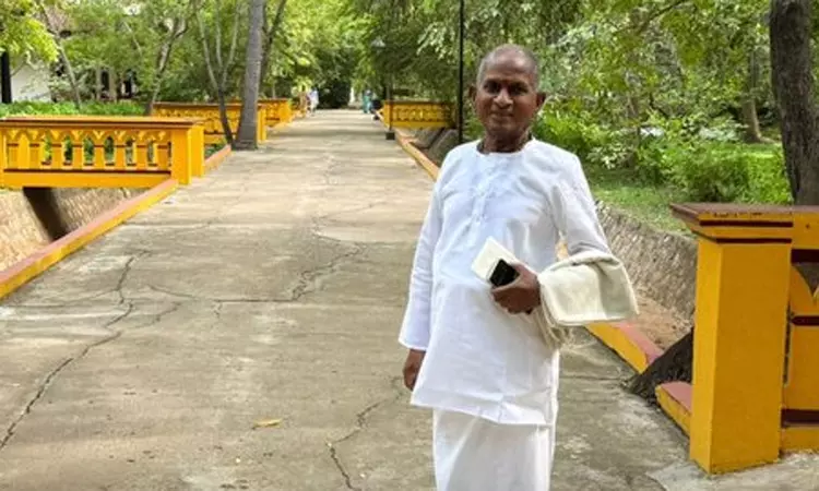 பிரதமர் மோடியின் நிகழ்ச்சியில் பங்கேற்க இளையராஜா எம்.பி. வருகை